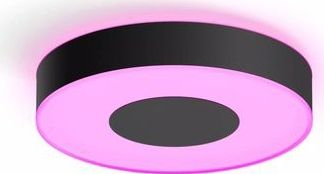 Philips Hue Xamento - Badkamerplafondlamp - Wit en Gekleurd Licht - Zwart - 38cm