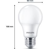 Philips - A60 - Led Lampen - Warm Wit Licht - E27 - 6 Stuks