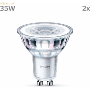 Philips LED Spot - 35 W- GU10 - Warmwit licht - 2 stuks