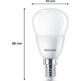 Philips Classic LED-lamp, E27, 40 W, warmwit, niet dimbaar, 6 stuks