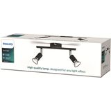 Philips Limbali opbouwspot - 2-lichts - zwart
