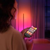Philips Hue gradient Signe vloerlamp wit en gekleurd licht zwart