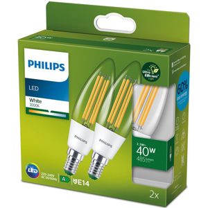 Philips - Ultraefficient LED - Lamp - Energieklasse A - Klassiek Design