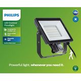 Philips - Decoflood - Floodlight - zwart - 1x50W - met sensor