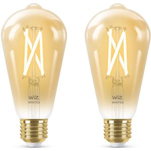 Signify WiZ Filament 50W E27 Edison Amber PF Box Doppelpack
