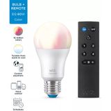 WiZ Lamp en Afstandsbediening Slimme LED-Verlichting - Gekleurd en Wit Licht - E27 - 60W - Mat - Wi-Fi