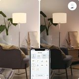 WiZ Imageo Opbouwspot- Slimme LED-Verlichting - Warm- tot Koelwit Licht - GU10 - Zwart - 1x 5W - WiFi