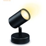 WiZ Imageo Opbouwspot- Slimme LED-Verlichting - Warm- tot Koelwit Licht - GU10 - Zwart - 1x 5W - WiFi
