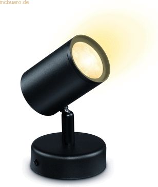 WiZ Imageo Opbouwspot- Slimme LED-Verlichting - Warm- tot Koelwit Licht - GU10 - Zwart - 1x 5W - WiFi