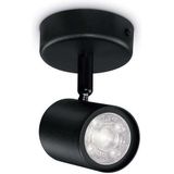 WiZ - Imageo - Plafondlamp - Zwart - Slimme LED - GU10 Fitting - 1x 5W