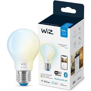 WiZ Lamp E27 - Glas - Warm- tot Koelwit Licht - Slimme LED Lamp - 60 W - Verbind met Wi-Fi - Gemakkelijk te Bedienen