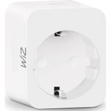 WiZ Slimme Stekker met Powermeter - Eenvoudige Bediening Via de App - Stekkertype F - Wi-Fi
