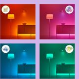 WiZ Kogellamp - Slimme LED-Verlichting - Gekleurd en Wit Licht - E14 - 40W - Mat - Wi-Fi