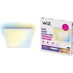 WiZ - Plafondlamp - LED Paneel - Wit - 36W - Slimme Verlichting - Vierkant