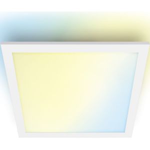 WiZ WLAN-plafondlamp, vierkant, wittinten, 12 W, wit, werkt met Alexa, Google Assistant en Apple HomeKit