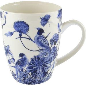Mok, Delftsblauwe vogels, Rijksmuseum