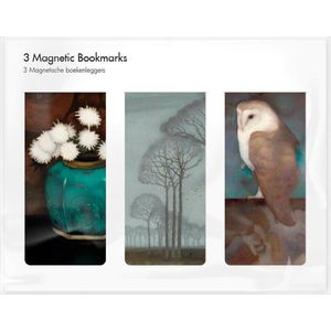 Set van 3 Magnetische Boekenleggers, Jan Mankes