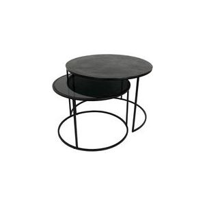 Bijzettafel HD Living Aluminium Black 75 X 75 X 48 cm 