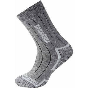 Primair Socks Wandelsokken 3-Pack Grijs Melange Heren Size : 39-42