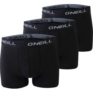 O'Neill Heren Boxershorts Trunks 900003 Effen Zwart 3-Pack