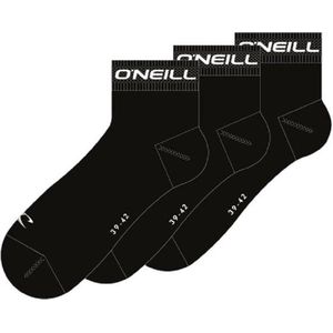 O'Neill - Quarter - Sokken - Zwart - Drie Paar