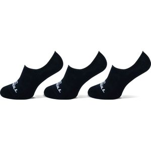 O'Neill Footies Sokken Heren / Dames No Show 710003 Zwart 3-Pack