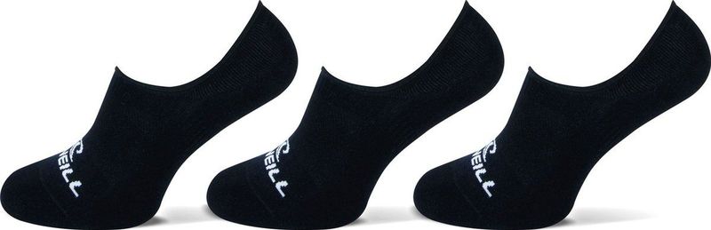 O'Neill Footies Sokken Heren / Dames No Show 710003 Zwart 3-Pack