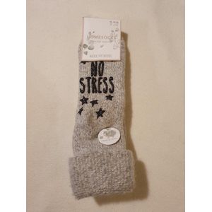 Homesocks - Antislip Sokken - Grijs - Wollen Winter Sokken