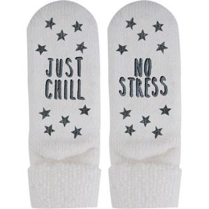 Homesocks - Antislip Sokken - Wollen - Zwart - Extra Grip