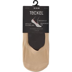 Teckel - Footies - Zwart - Onzichtbare Kousenvoetjes met Siliconen Randje