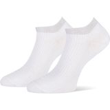 Marcmarcs - Korte Sneaker Sokken - Glitter - Wit - 2 Paar