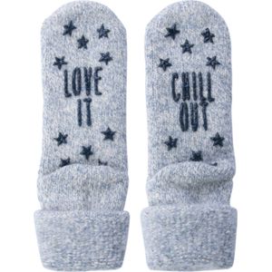 Homesocks Cold Days / Warm Socks met antislip - 38 - Zwart.