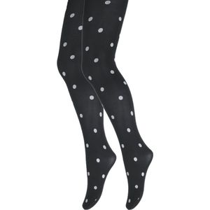 Panty - Zwart/Wit - Meisjes - Stippen