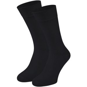 MarcMarcs Klassieke herensokken van katoen 2-pack Black