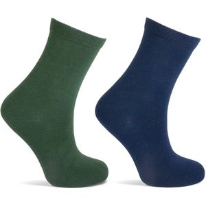 Yellow Moon - Kindersokken - Zwart - Katoen - Verpakt per 2 paar