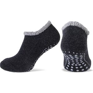 Homesocks lage antislip sokken - 46 - Blauw.