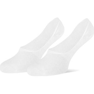 MARC MARCS - Invisible White - Huissokken - Wit - 2-pack