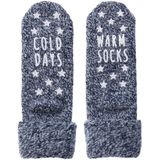 Huissokken - Warm - Wolmix - Antislip - Cold Days en Warm Socks