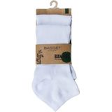 Basset - Quarter Bamboe Sokken - Zwart - 2-Pack