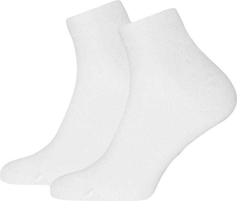 Basset - Quarter Bamboe Sokken - Zwart - 2-Pack