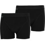 Basset - Boxershort - 2-Pack - Bamboe - Zwart