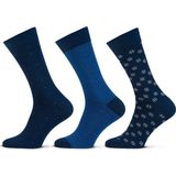 TECKEL - Huissokken - Katoen - Zwart - 3 Paar