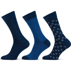 TECKEL - Huissokken - Katoen - Zwart - 3 Paar