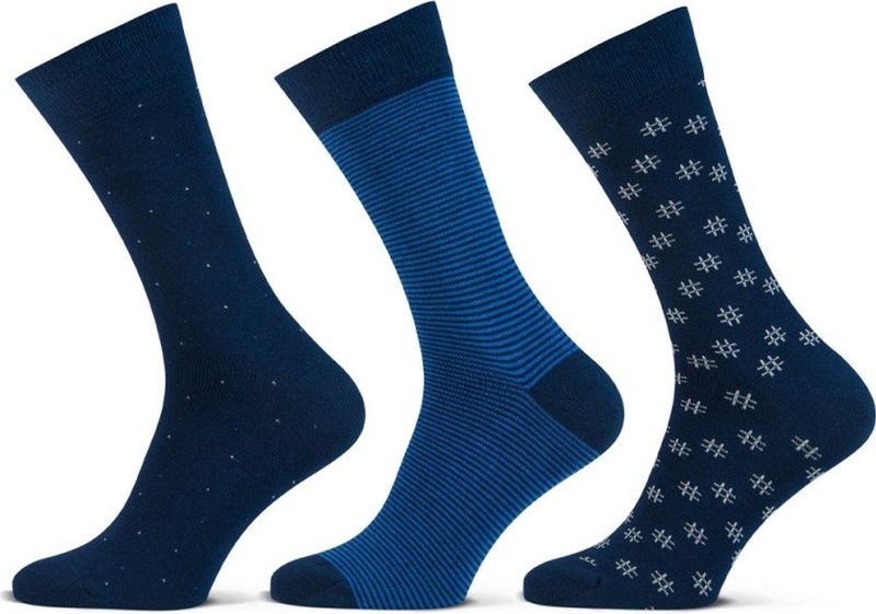 TECKEL - Huissokken - Katoen - Zwart - 3 Paar