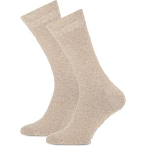 Marcmarcs 2 paar heren katoenen sokken  - Beige