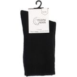 Yellow Moon - Kindersokken - Zwart - 2-pack - Badstoffen