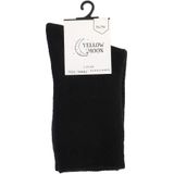 Yellow Moon - Kindersokken - Zwart - 2-pack - Badstoffen