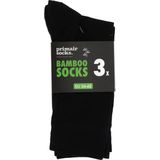 Primair - Bamboe Heren Sokken - Blauw - 3-paar - Comfortabel en Ademend