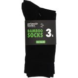 Primair - Bamboe Heren Sokken - Blauw - 3-paar - Comfortabel en Ademend