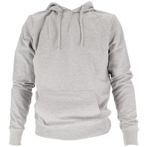 Hoodie - Grijs - Comfortabele Trui met Kap in Zachte Katoenmix - Heren
